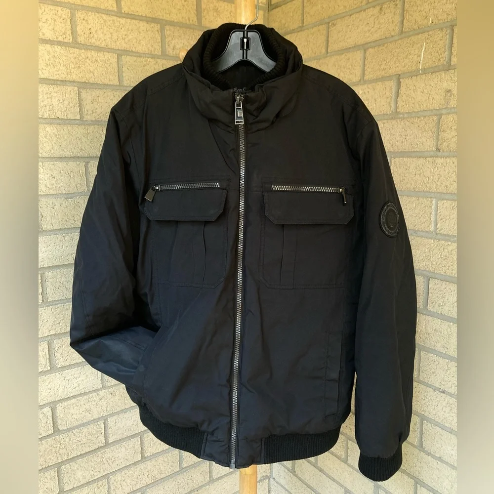 Calvin Klein Water Resistant Wind Protection Heavy Duty Utility Jacket Work Coat